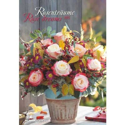 Abbildung von Rosenträume 2025 Bildkalender 23,7x34 cm Kalender mit Platz für Notizen vielen Zusatzinformationen Rose Dreams Wandkalender Alpha Edition