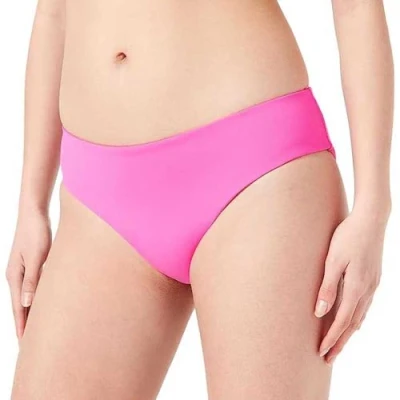 Abbildung von Hurley Damen Solid Full Bottom Bikinihöschen, Dragonfruit, XS