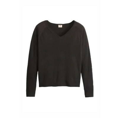 Abbildung von Levi&#039;s® Longpullover »PETAL VNECK SWEATER«, mit Rippbündchen