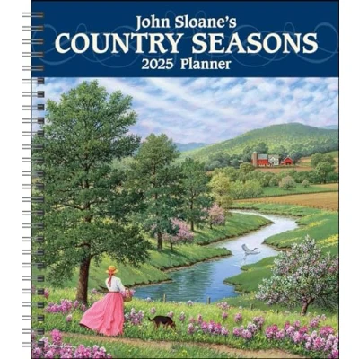 Abbildung von John Sloane&#039;s Country Seasons 12 Month 2025 Monthly/Weekly Planner Calendar