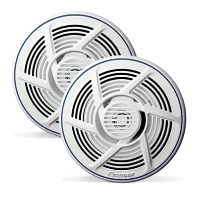 Abbildung von Pioneer TS MR 1640 16 cm 2 Weg Koaxial Lautsprecher salzwasserfest 160 W weiß