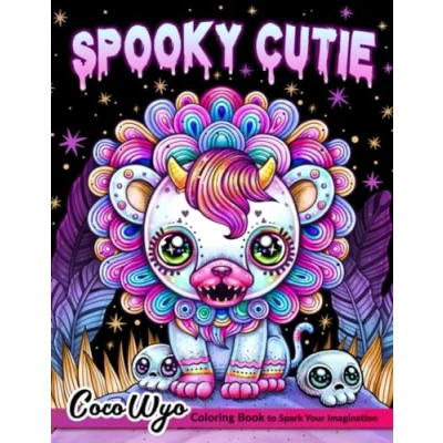 Abbildung von Spooky Cutie: Adult Coloring Book Features Cute Creepy, Horror, Creatures For Stress Relief &amp; Relaxation