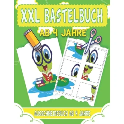 Abbildung von XXL Bastelbuch Ab 4 Jahre: Lustige Ausschneidebuch Jahre Mit Unterhaltsamen Themen