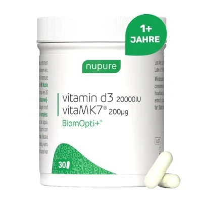 Abbildung von BiomOpti+ Vitamin D3 20.000 + K2