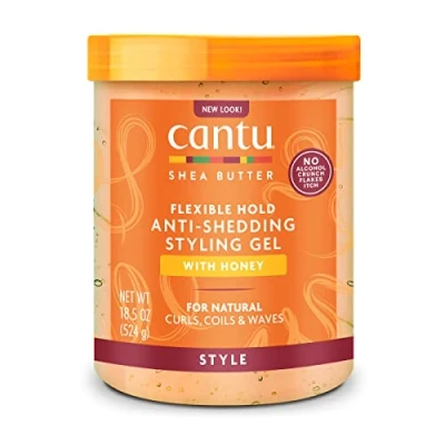 Abbildung von CANTU Shea Butter Flexibler Halt Anti Shedding Styling Gel mit Honig 524g