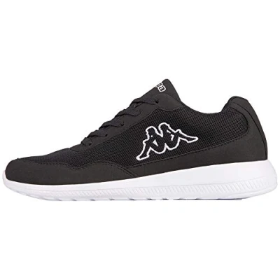 Abbildung von Kappa Unisex Follow Sneaker, Schwarz Black White 1110, 37 EU