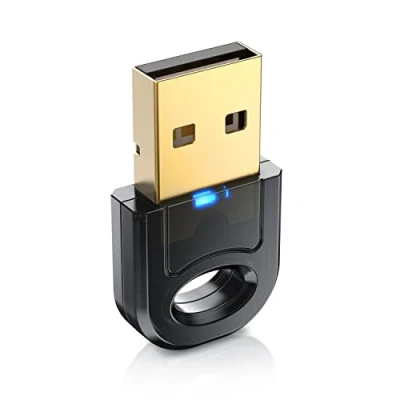 Abbildung von CSL Bluetooth 5.0 USB Adapter Nano BT V5.0 Stick Dongle für PC Laptop Empfänger und Sender Desktop Drucker Headset Lautsprecher kompatibel mit Windows 8.1 11
