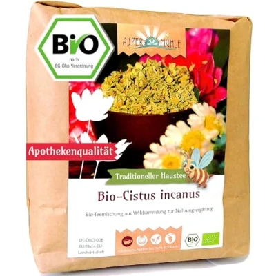Abbildung von Cistus Tee incanus Bio Zistrosenkraut geschnitten (1000g)
