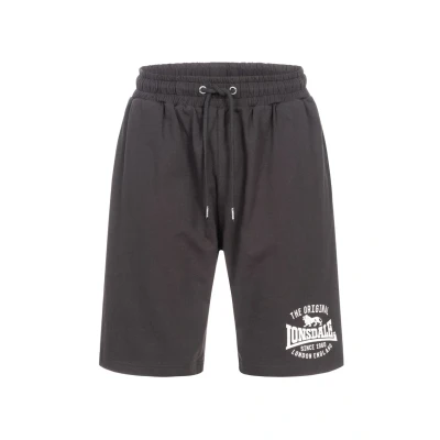 Abbildung von Lonsdale Normale Passform Traprain Shorts, Herren, Größe: XXL, Black white