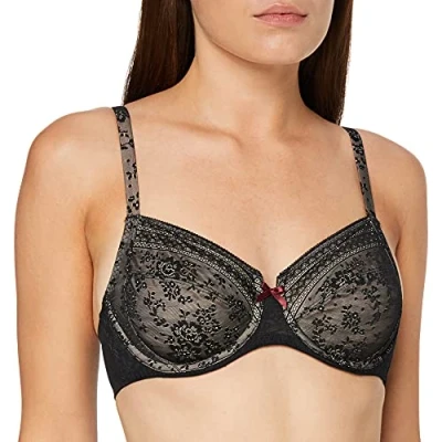 Abbildung von Anita Damen Fleur Underwired BH, Schwarz, 75F EU