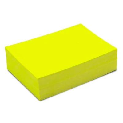 Abbildung von younikat 150 Beschriftungsetiketten in Neon Gelb I 10 x 7 cm groß Etiketten aus Papier zum Beschriften universal dv_839