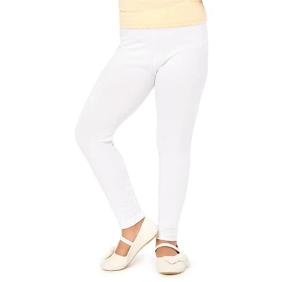 Abbildung von Merry Style Mädchen Lange Leggings aus Viskose MS10 130 (Weiß, 146)