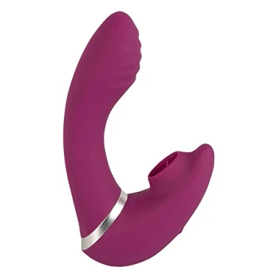Abbildung von ORION Vibrator „be Lickable“ intensiver Klitoris für Frauen, mit jeweils 7 Vibrationsmodi, getrennt oder kombinierbar steuerbar, lila