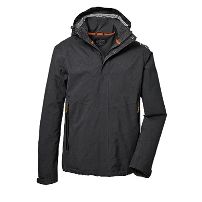 Abbildung von killtec Herren Funktionsjacke/Outdoorjacke mit abzippbarer Kapuze KOS 53 MN JCKT, dunkelanthra, XL, 41333 000