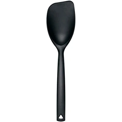 Abbildung von triangle 79 708 10 00 Pfannenlöffel Nylon schwarz hitzefest bis 270C professionelle Qualität Woklöffel Wender