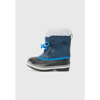 Abbildung von Sorel Yoot Pac Nylon WP wasserdichte Schneestiefel, Collegiate Navy/Super Blue Youth Collection 2024, 29 EU