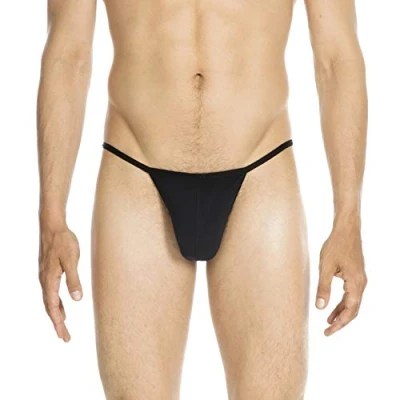Abbildung von HOM Herren Basic G String &#039;Plumes&#039; Black Grösse XL