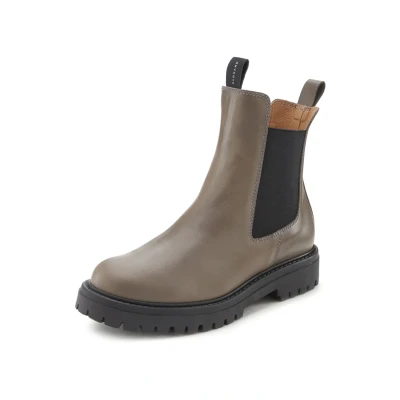 Abbildung von Elbsand Plateaustiefelette, Damen, Größe: 40, Grau Schuhe