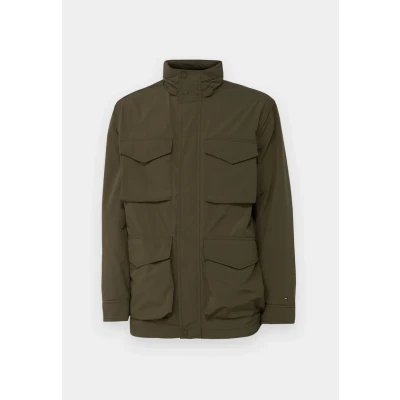Abbildung von Tommy Hilfiger Packable Field Jacket Übergangsjacke, Herren, Größe: Small, Army green
