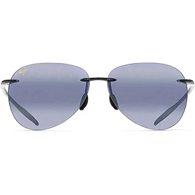 Abbildung von Maui Jim Sugar Beach Sonnenbrille, Herren, Größe: One Size, Gloss black