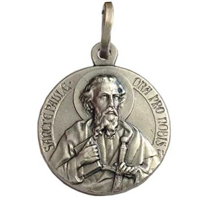 Abbildung von I G J 925 Sterling Silber Medaille von Der Apostel Paulus