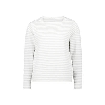 Abbildung von Betty &amp; Co Strickpullover, Damen, Größe: 46, Grau/weiß