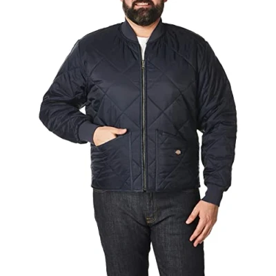 Abbildung von Dickies, Herren, Diamantgesteppte Jacke, DUNKELNAVAIR, L