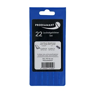Abbildung von PRODIAMANT Laubsägeblatt 12 Stück 130mm Made in Germany (Holz, Set)