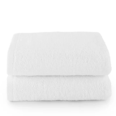 Abbildung von Top Towel Plus große Badetücher 2 Handtücher oder Waschbecken, 50 x 100 cm, 100% Baumwolle, Marineblau