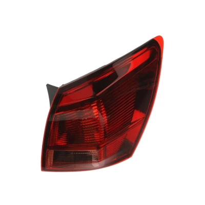 Abbildung von ABAKUS 215 19K1R UE Rückleuchte rechts äusserer Teil P21/5W, P21W Rot ohne Lampenträger, Glühlampe NISSAN: Qashqai / Qashqai+2 I