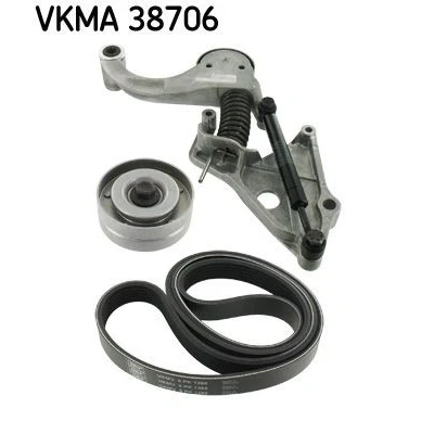 Abbildung von SKF VKMA 38706 Keilrippenriemensatz