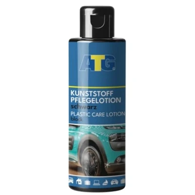 Abbildung von ATG Kunststoffpflege schwarz Kunststoff Tiefenpfleger Gummipflege Cockpitpflege Kunststoffreiniger für das Auto Intensive Farbauffrischung Innenraumreiniger außen &amp; innen 250ml