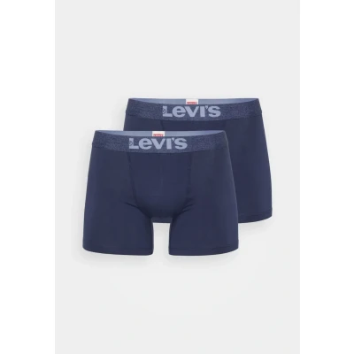 Abbildung von Levi&#039;s MEN Brief 2 PACK Panties, Herren, Größe: Medium, Mood indigo