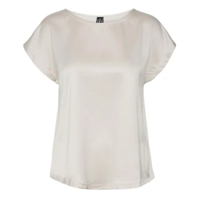 Abbildung von VERO MODA Damen VMMERLE Mix WVN GA NOOS Top, Silver Lining, Large
