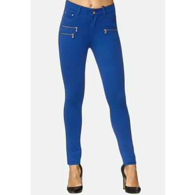Abbildung von Elara Damen Stretch Hose Skinny Fit Jegging Chunkyrayan H86 16 Royal Blue 48 (4XL)