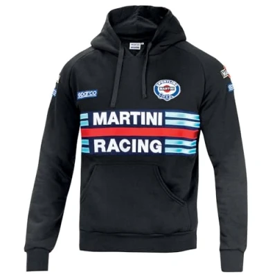 Abbildung von Sparco Martini Racing Sweatshirt, Weiß, Standard, Unisex, Erwachsene, bunt, Medium