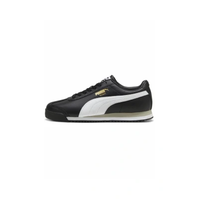 Abbildung von Puma ROMA 24 Standard Sneaker low Black whitesmokey gray, Größe: 39, white smokey gray Leder/synthetik