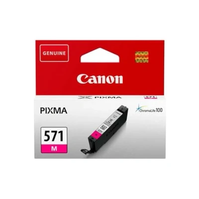 Abbildung von Canon CLI 571 M original Tintenpatrone Magenta für Pixma Drucker TS5050 TS5055 TS6050 TS8050 TS9050 MG5750 MG6850 MG7750