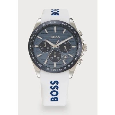 Abbildung von BOSS Strike Uhr white/blue/silvercoloured, Herren, Größe: One Size, White/blue/silver coloured