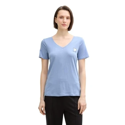 Abbildung von TOM TAILOR Kinder Oversize T Shirt mit Streifenmuster, Black and White Stripe, 164