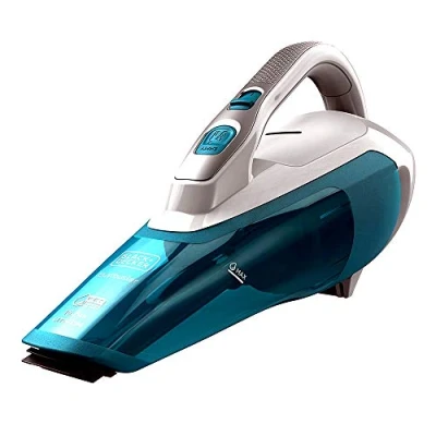 Abbildung von Black+Decker WDA315J 10.8 V, 1.5 Ah Akku Handstaubsauger Dustbuster, 2 in 1, Nass Trocken Sauger, Handsauger beutellos, Blau, Weiß