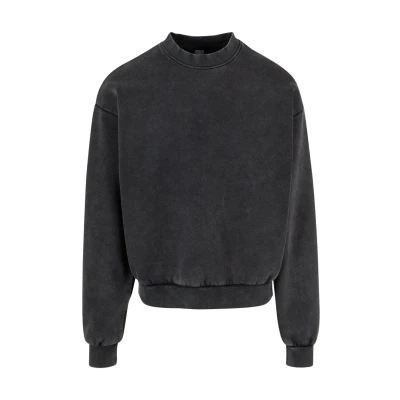 Abbildung von Urban Classics CREW Sweatshirt, Herren, Größe: Large, Black