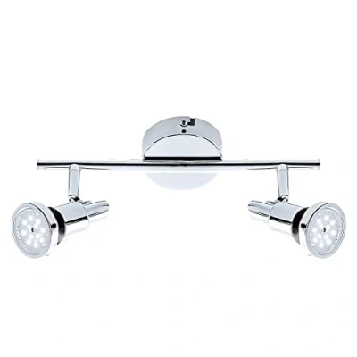Abbildung von Briloner Leuchten LED Bad Deckenspot »FLAMO«, Schutzart IP44, inkl. 2 x Leuchtmittel GU10, 8 Watt, 3000 K