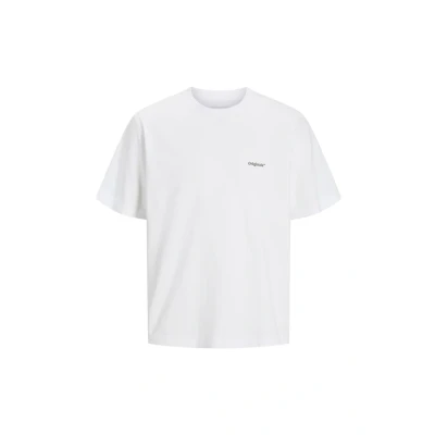 Abbildung von Jack &amp; Jones CREW NECK Tshirt print, Herren, Größe: XXL, Bright white print:palms