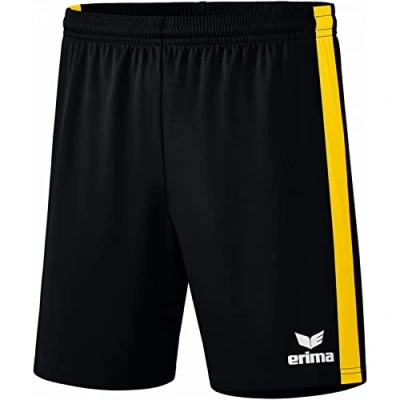 Abbildung von Erima Unisex Retro Star Short, Schwarz/Gelb, M EU