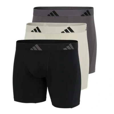 Abbildung von adidas Sportswear 3 PACK Panties, Herren, Größe: Medium, Black/grey/beige