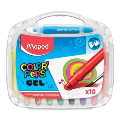 Abbildung von Maped M836310 Gelmalstifte Color Peps Smoothy, 10 Stück in Aufbewahrungsbox
