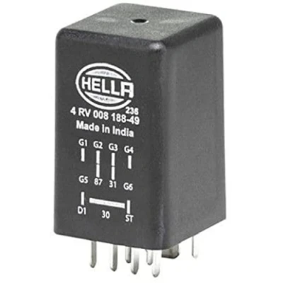 Abbildung von HELLA 4RV 008 188 491 Steuergerät, Glühzeit 4 VOLKSWAGEN: Tiguan II, Passat B8 Variant, Touran AUDI: A6 C6 Saloon, A4 B6/B7 Convertible
