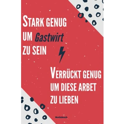 Abbildung von Geschenk BESTER Gastwirt: Notizbuch als für den besten Gastwirt A5 / liniert 120 Seiten Tagebuch Terminplaner Geschenkidee zum ... Mann Abschied Abschiedsgeschenk