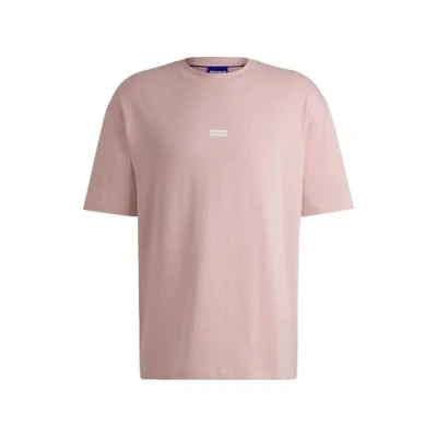 Abbildung von HUGO Nalono Tshirt basic, Herren, Größe: Small, Light pastel pink